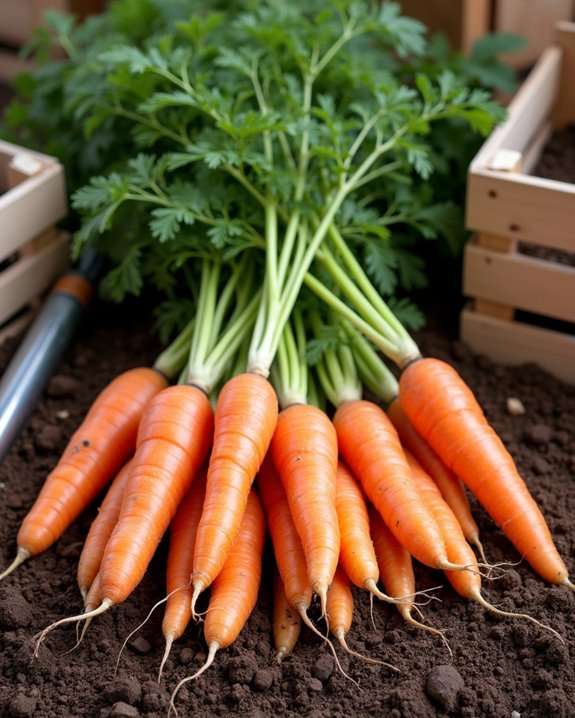 carrot cultivation and harvesting