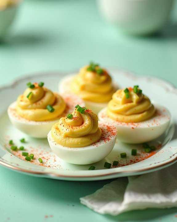 classic egg appetizer dish